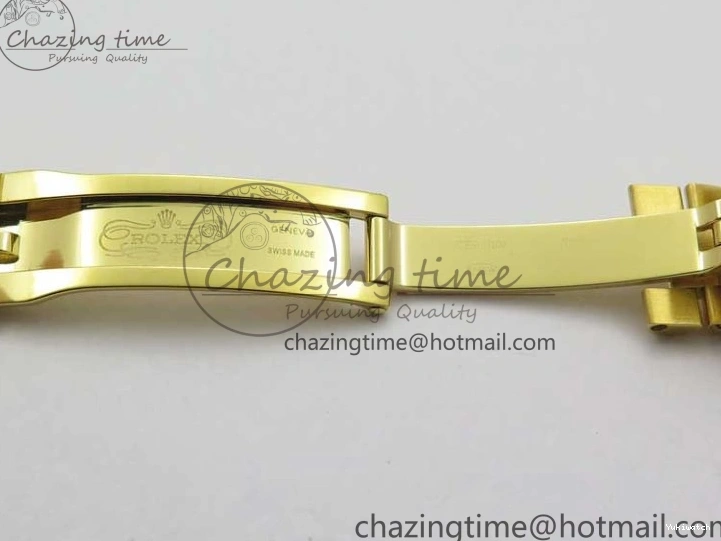 Bracelet Dial EWF 31mm ETA2688 Best Green YG Daydate Edition Malachite YG President on 278288 0430